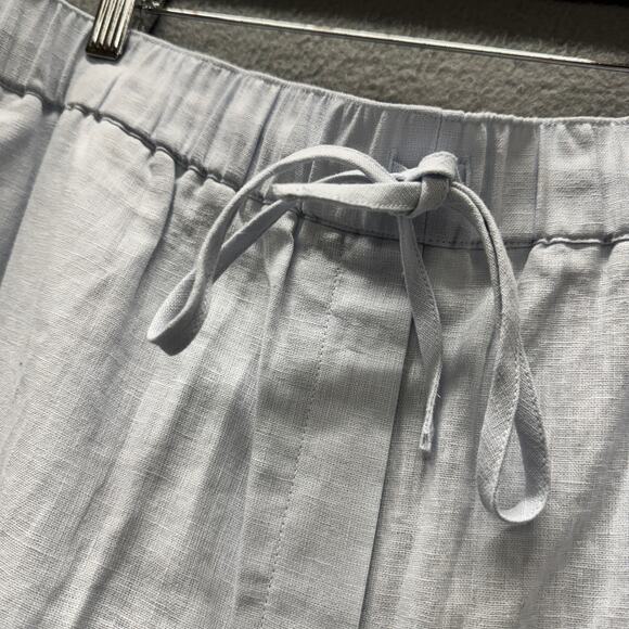 Calvin Klein Pants Womens Large Pale Blue Wide Leg High Rise COMFY Coastal NEW - Picture 7 of 14